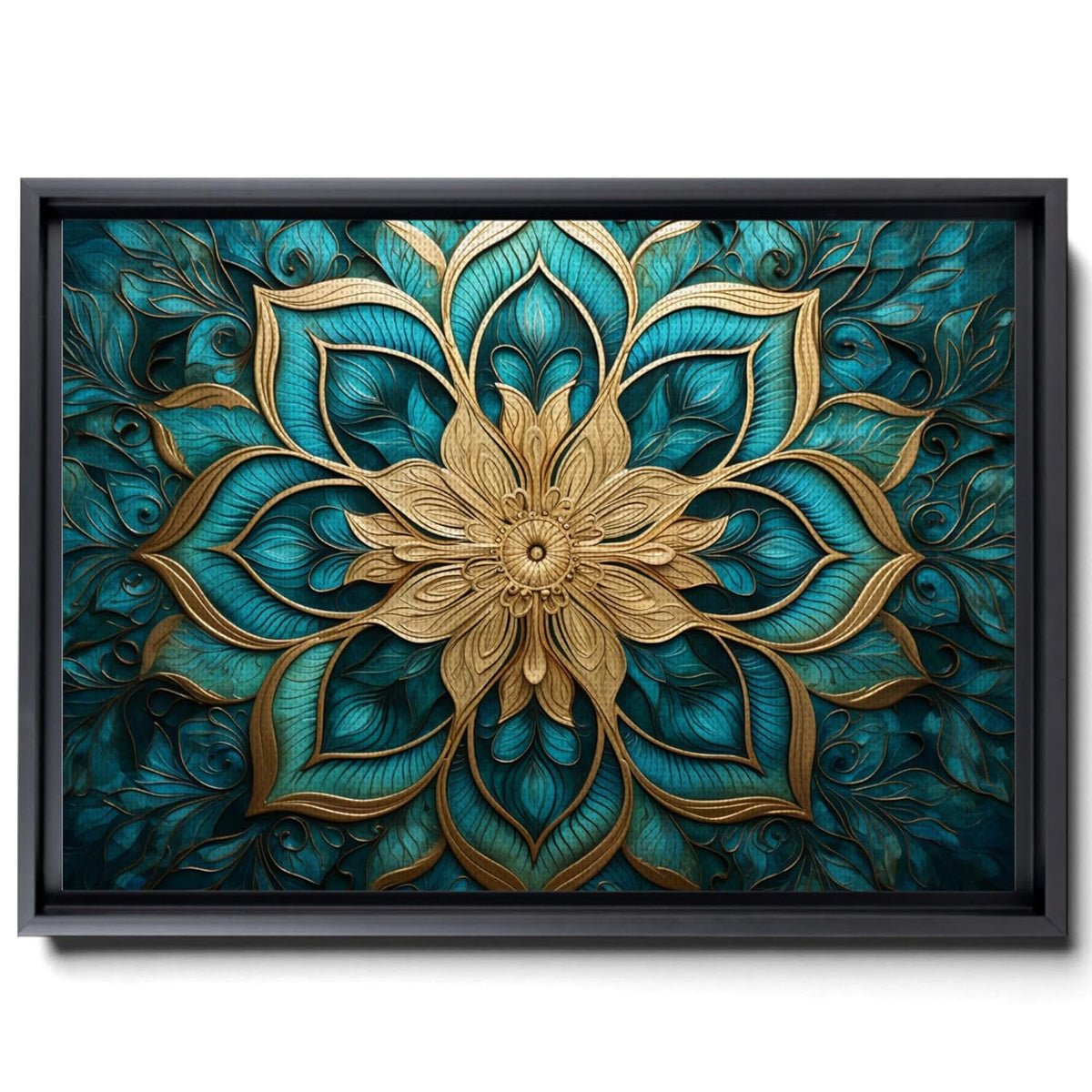 Vintage Mandala Flowers Wall Art Z7972