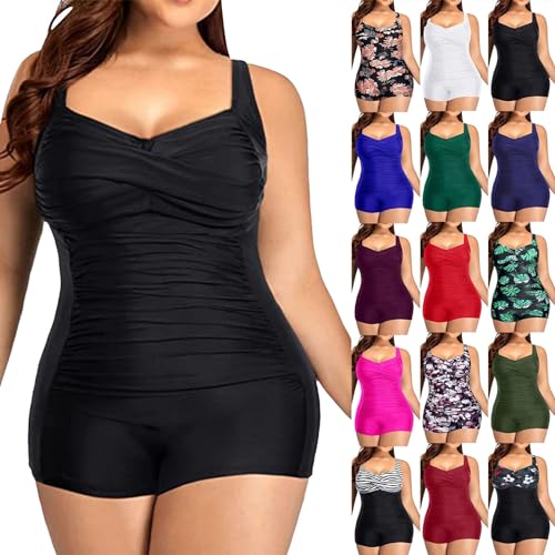 Plus Size One Piece Swimsuit X7504