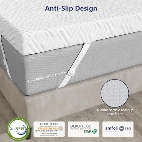 3 Inch Gel Memory Foam Mattress Topper, King E1513