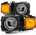 For 2006-2010 Hummer H3 H3T Headlights Driver + Passenger Side Pair J673