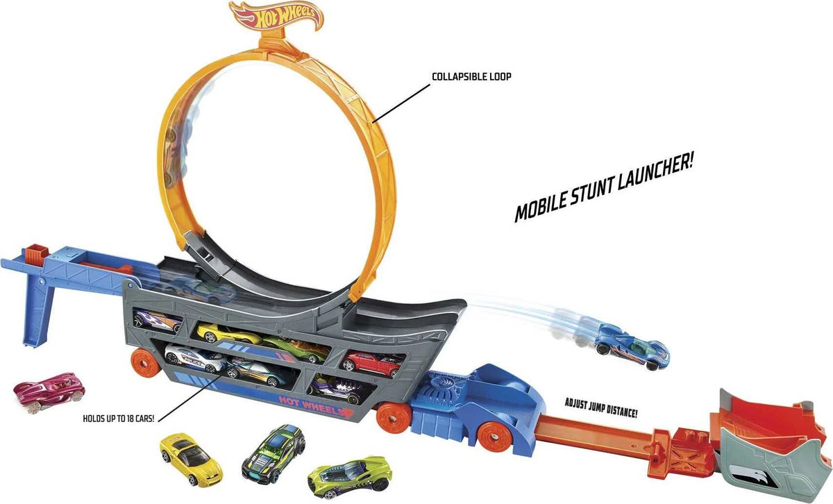 Hot Wheels Stunt and Go Transporter Truck B400
