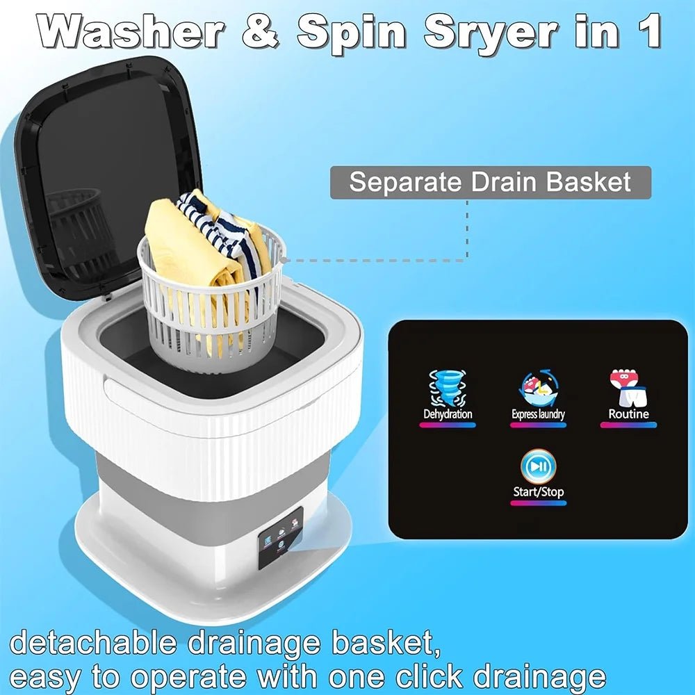 Portable 10L Foldable Washing Machine H964512