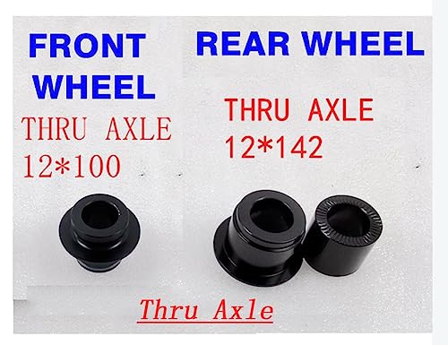 26" Mountain Bike Wheelset Center-Locking Disc Brakes Rims Sealed Bearing Hubs Thru Axle Wheel Set D4261