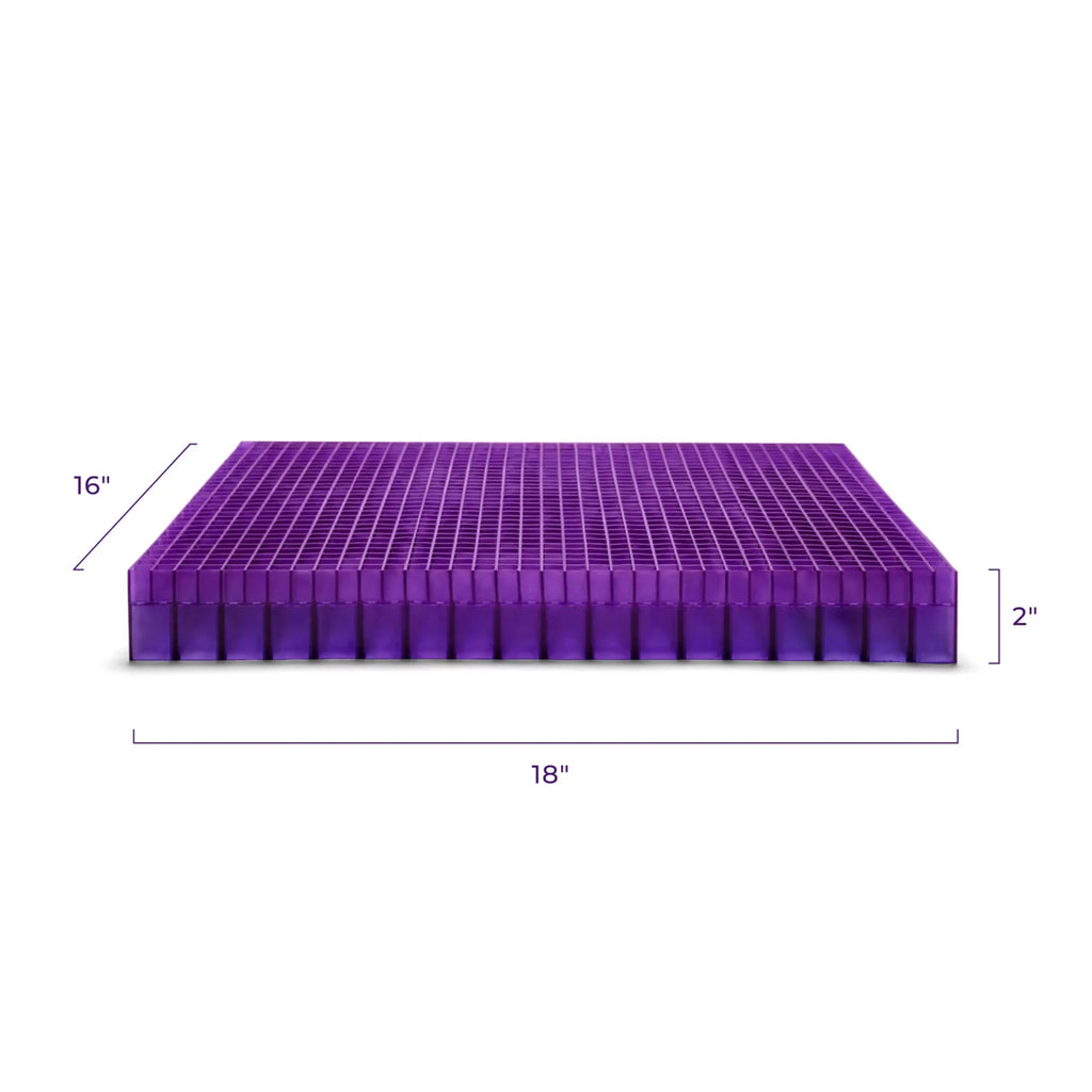 Purple Double Seat Cushion 18" x 16" GelFlex Grid R98002