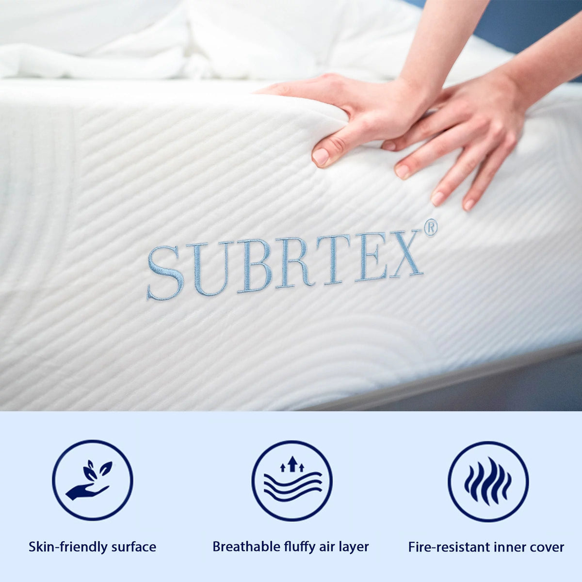 10" Gel Memory Foam Mattress Queen M24462