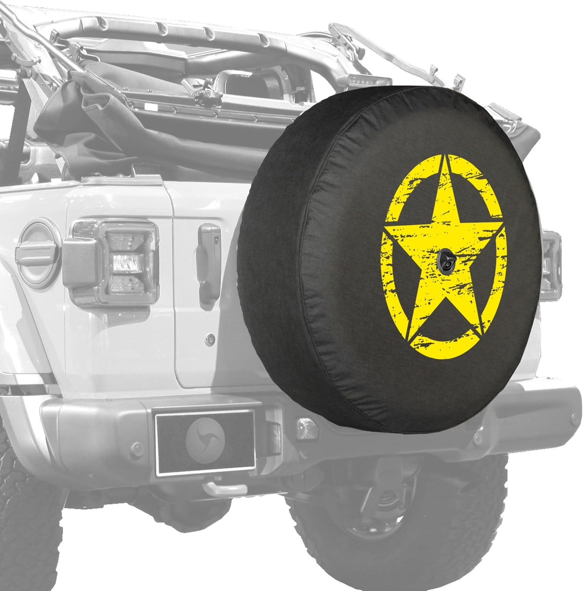Soft JL Tire Cover for Jeep Wrangler with Back-up Camera, Pack of 2 Y78132