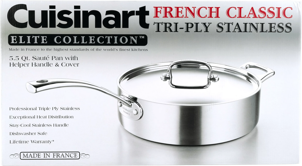 Stainless Steel Saute Pan with Cover 5.5 Quart L289181