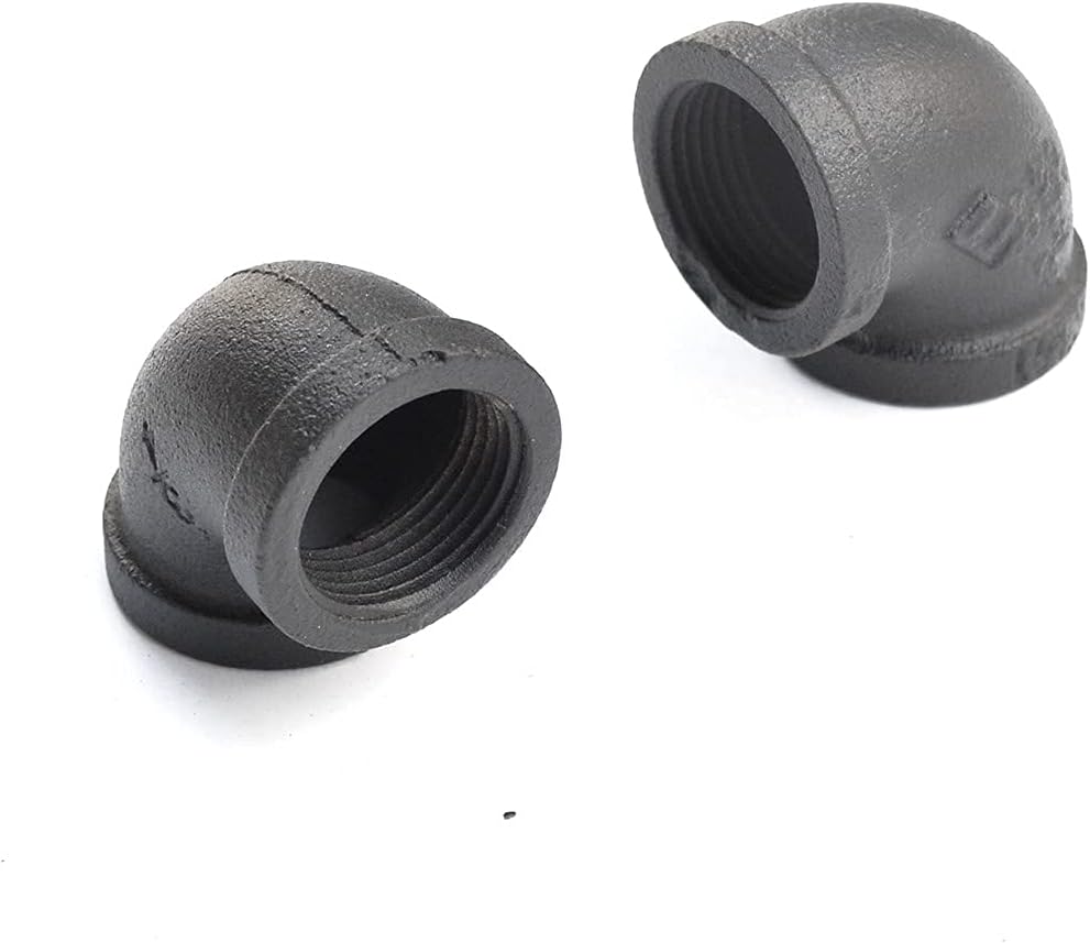 Black Industrial Wall Mount Pipe Handrail L85651