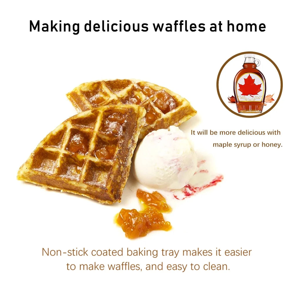 Heart-shaped Waffle Maker 1000w A82220