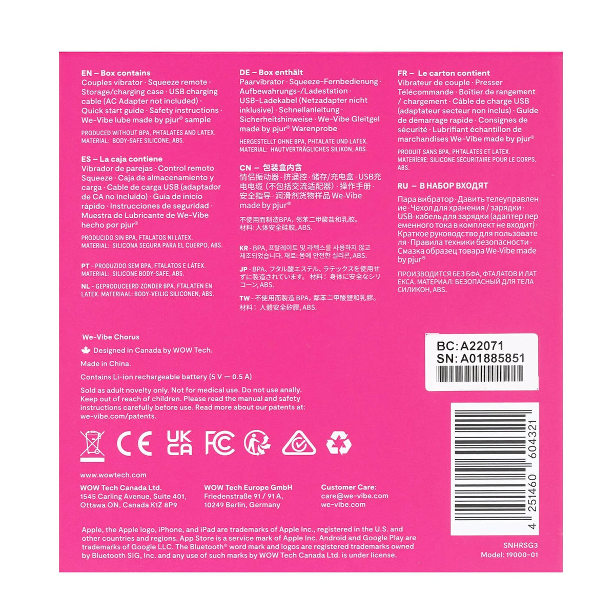 Pink Couples Vibrator Q97715