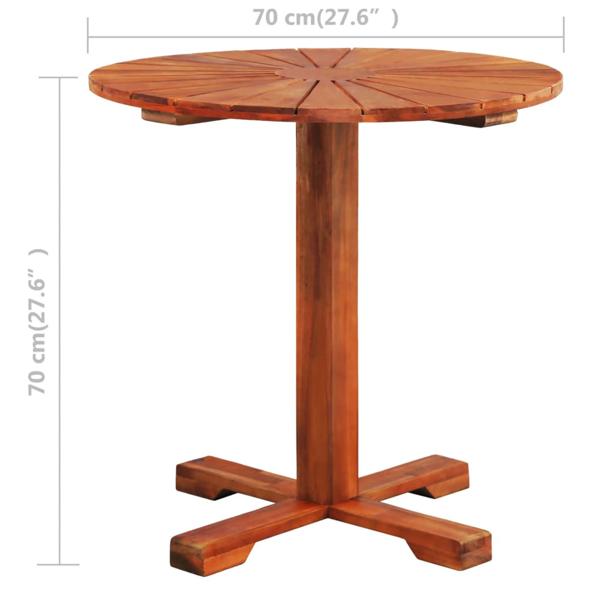 Solid Acacia Wood Bistro Table I519089