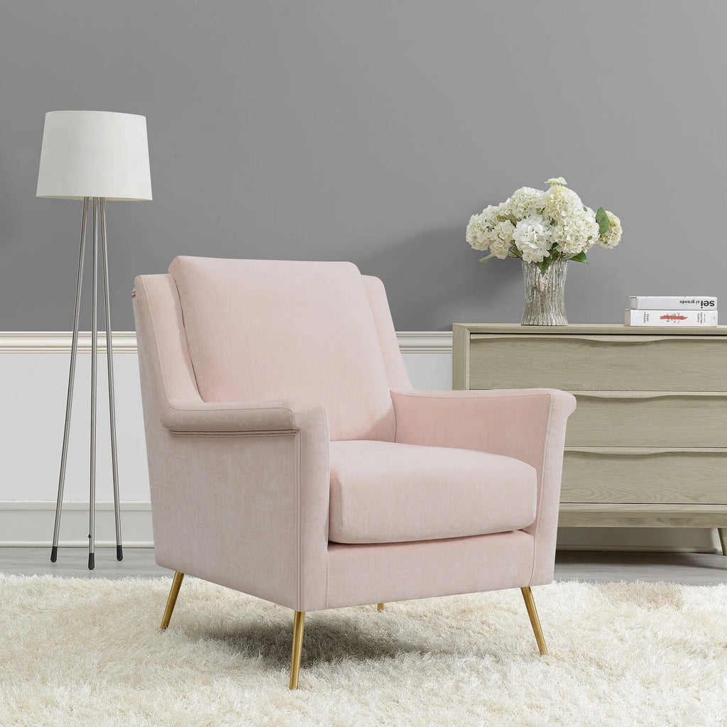 Blush Pink Accent Chair F45359