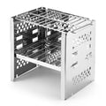 Stainless Steel Wood Burning Stove A17222