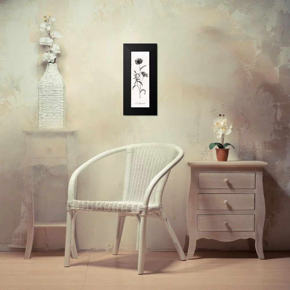 Black Modern Framed Art Print W329