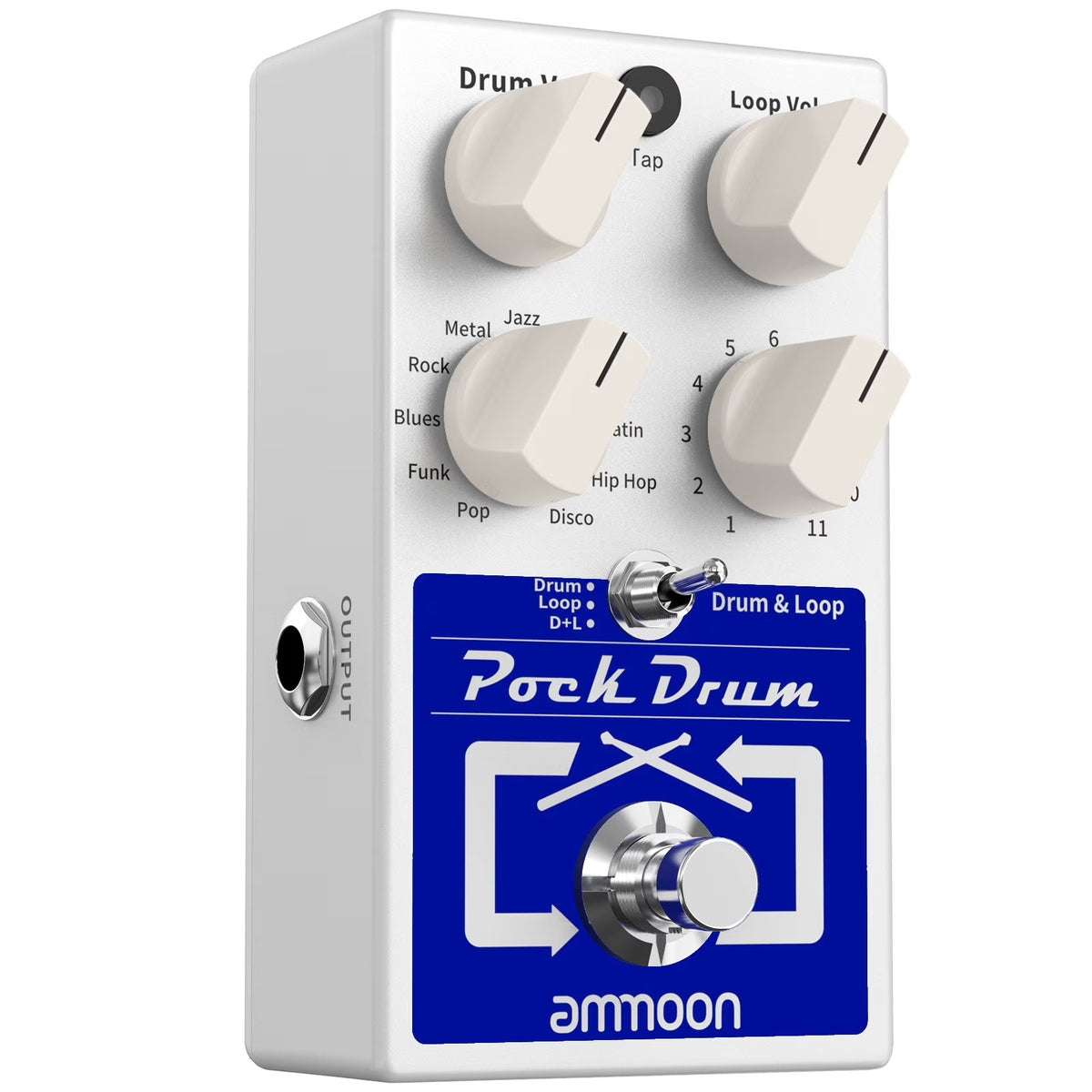 Drum & Loop Guitar Effect Pedal with Built-in Looper C488684