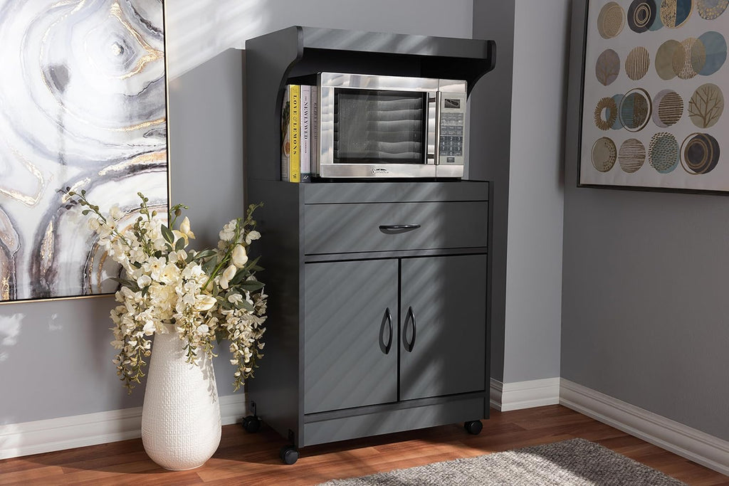 Dark Grey Kitchen Cabinet Y535441
