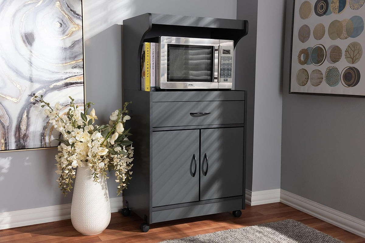 Dark Grey Kitchen Cabinet Y535441