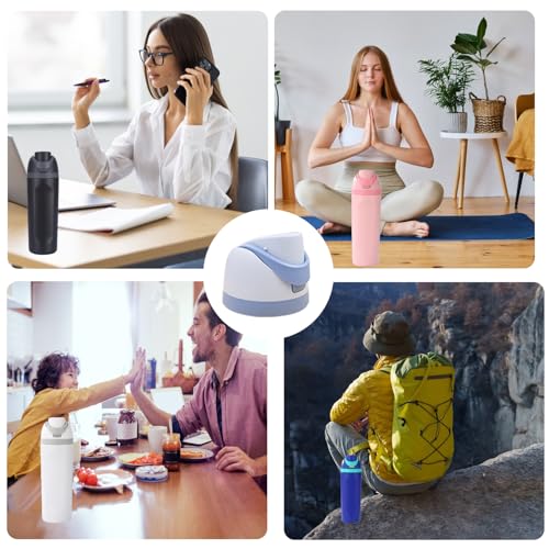 Replacement Cap for Water Bottle Top Lid, BPA-Free Replacement Lid (Blue) W3484