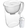 Large 10-Cup BPA Free White Water Filter Pitcher with 1 Standard Filter L735