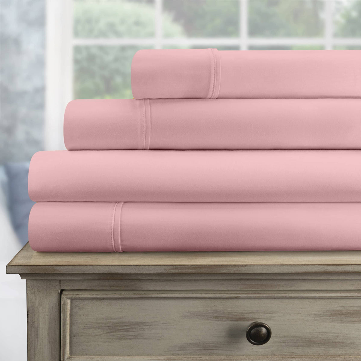 Lavender California King Solid Sheet Set C285