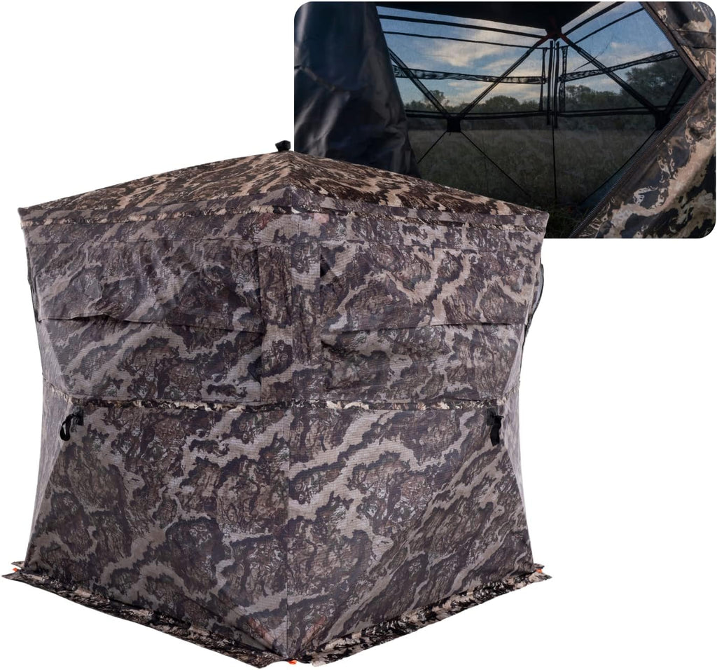3-Person Hub Ground Blind with Carry Bag Y33929