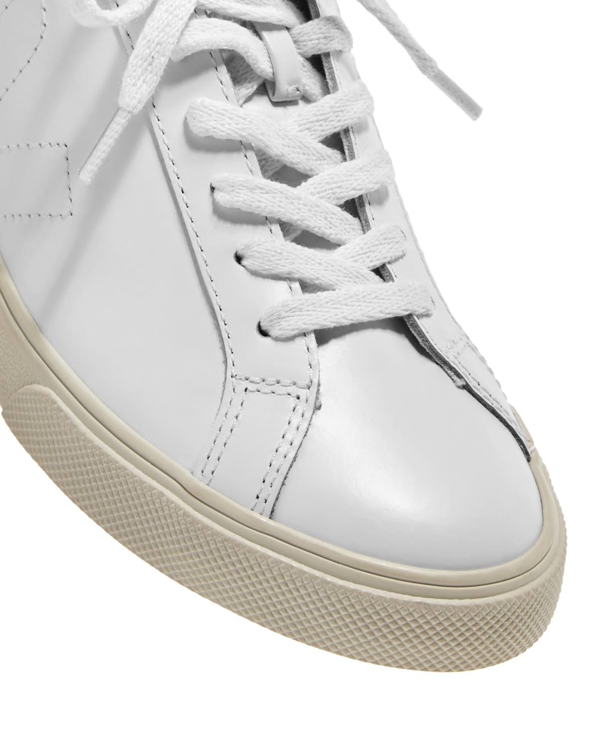 Extra White Leather Trainers A223