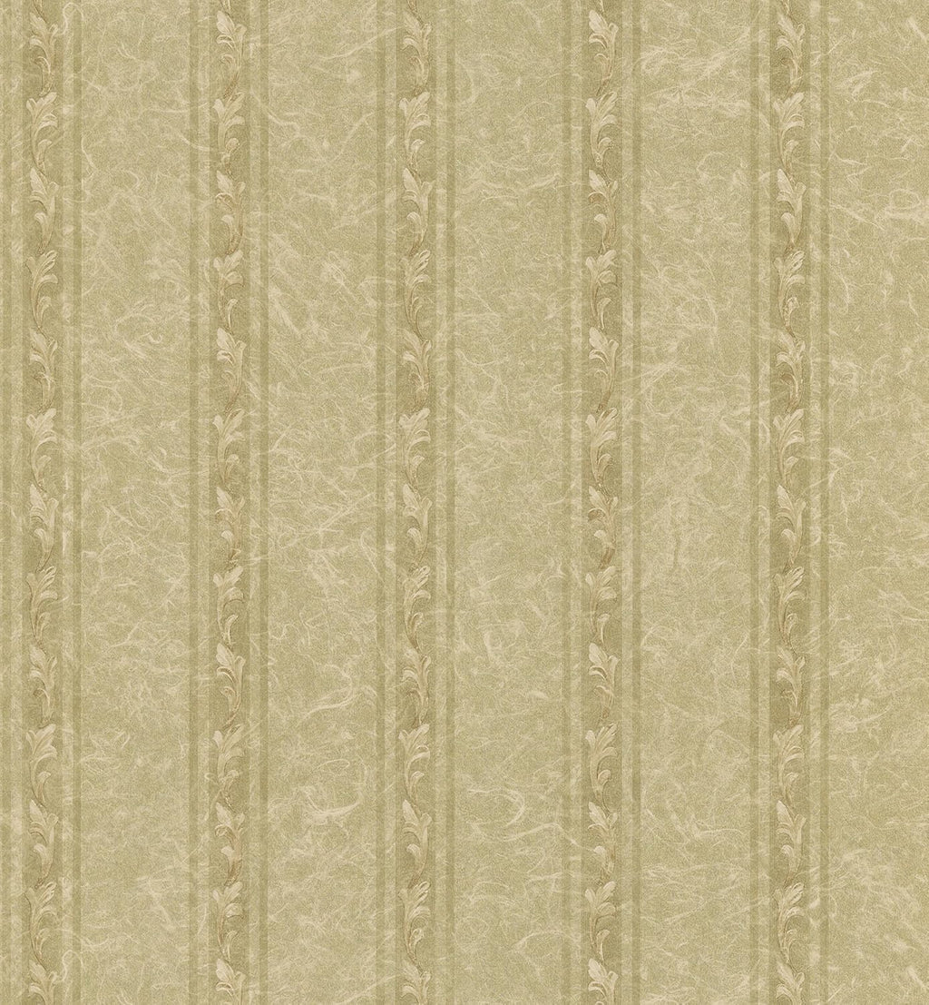Textured Weaves Acanthus Stripe Wallpaper, 20.5-Inch by 396-Inch L881