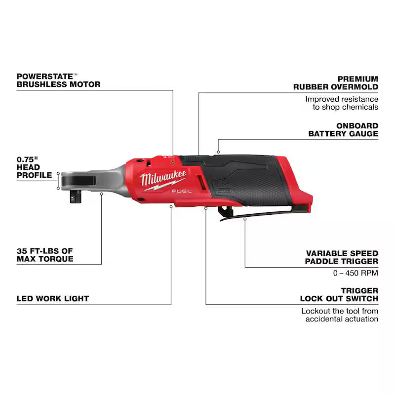 12-Volt Lithium-Ion Brushless Cordless 3/8 in. Ratchet A3147