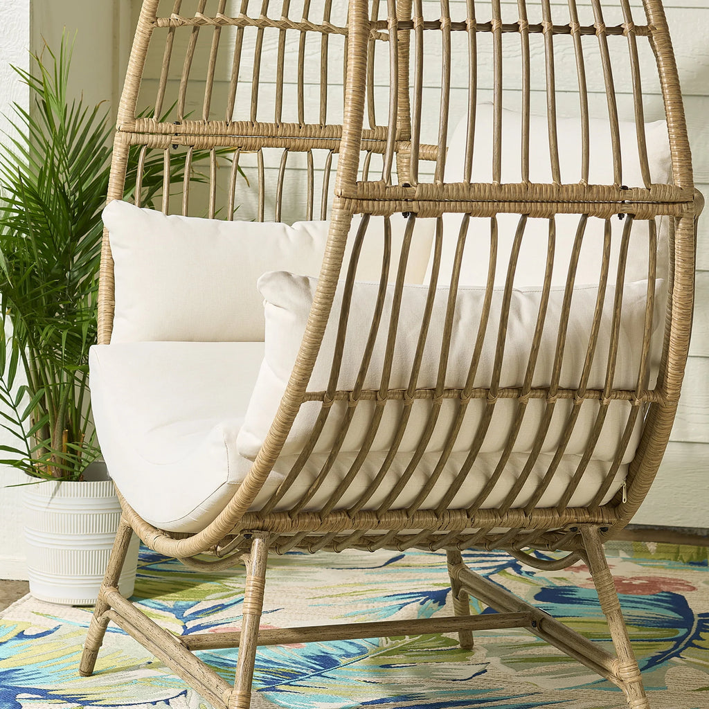 Round Wicker Outdoor Egg Chair Q844238