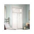 White 36.5X72 Cordless Faux Wood Blind K48443