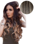 Mochachino Brown/Dirty Blonde 22x22 Hair Extensions J68371