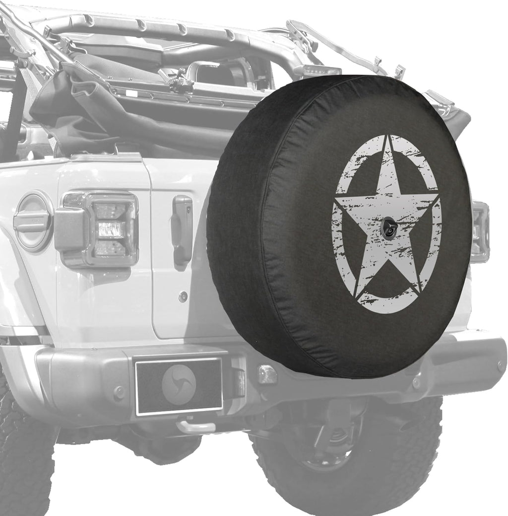 Soft JL Tire Cover for Jeep Wrangler with Back-up Camera, Pack of 2 Y78132