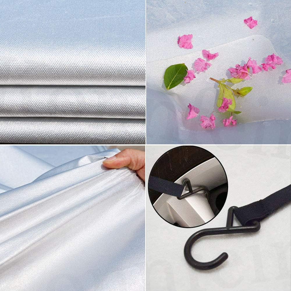 Half Car Cover Cotton All Weather Waterproof Universal D18629