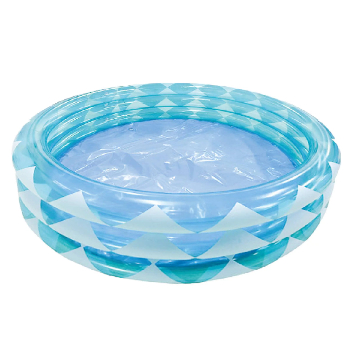 Blue Soft-Sided Round Inflatable Kiddie Pool Q794129