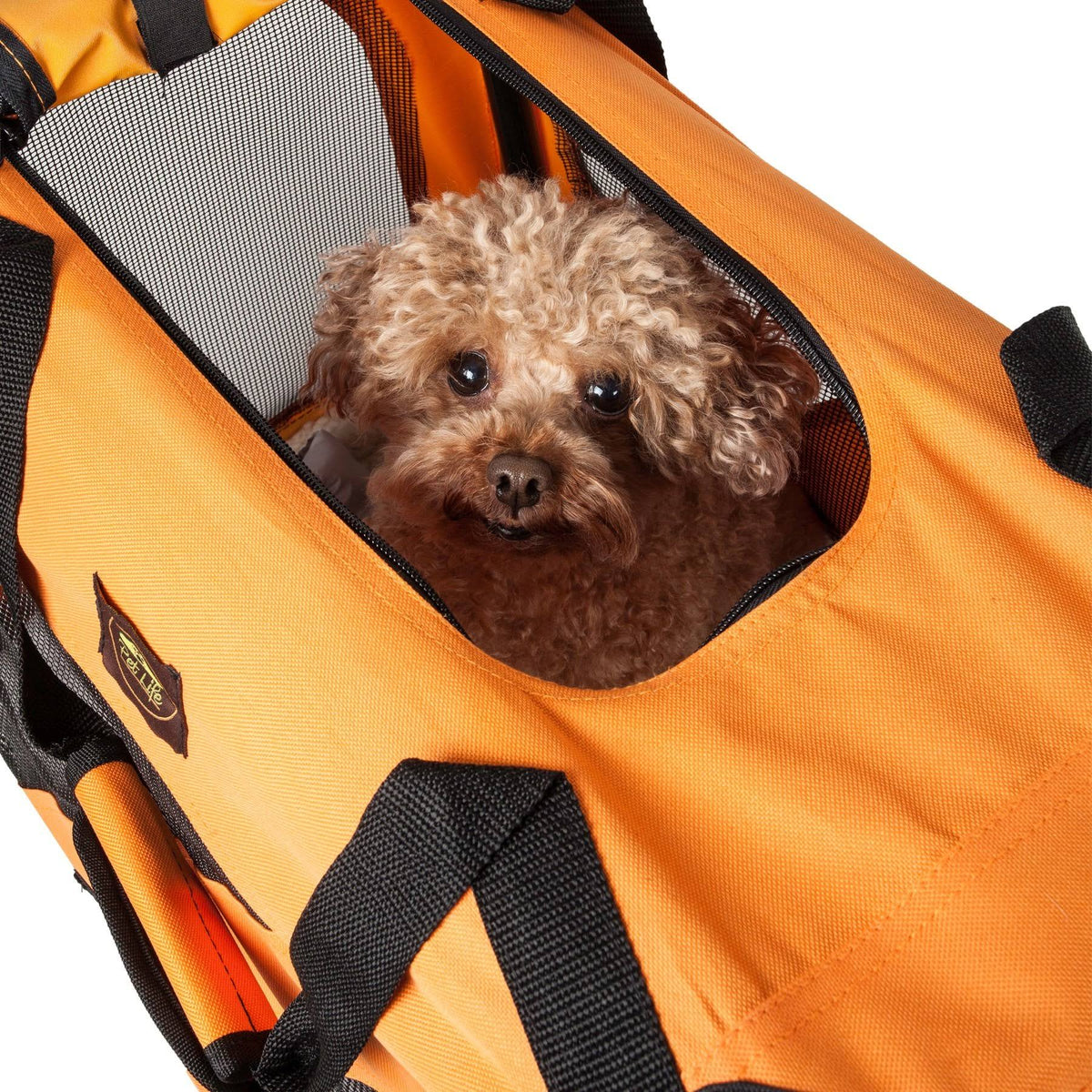 Folding Pet Dog Carrier, Orange O308