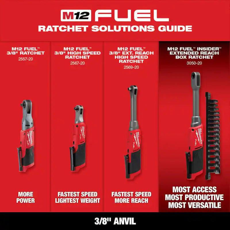 12-Volt Lithium-Ion Brushless Cordless 3/8 in. Ratchet A3147