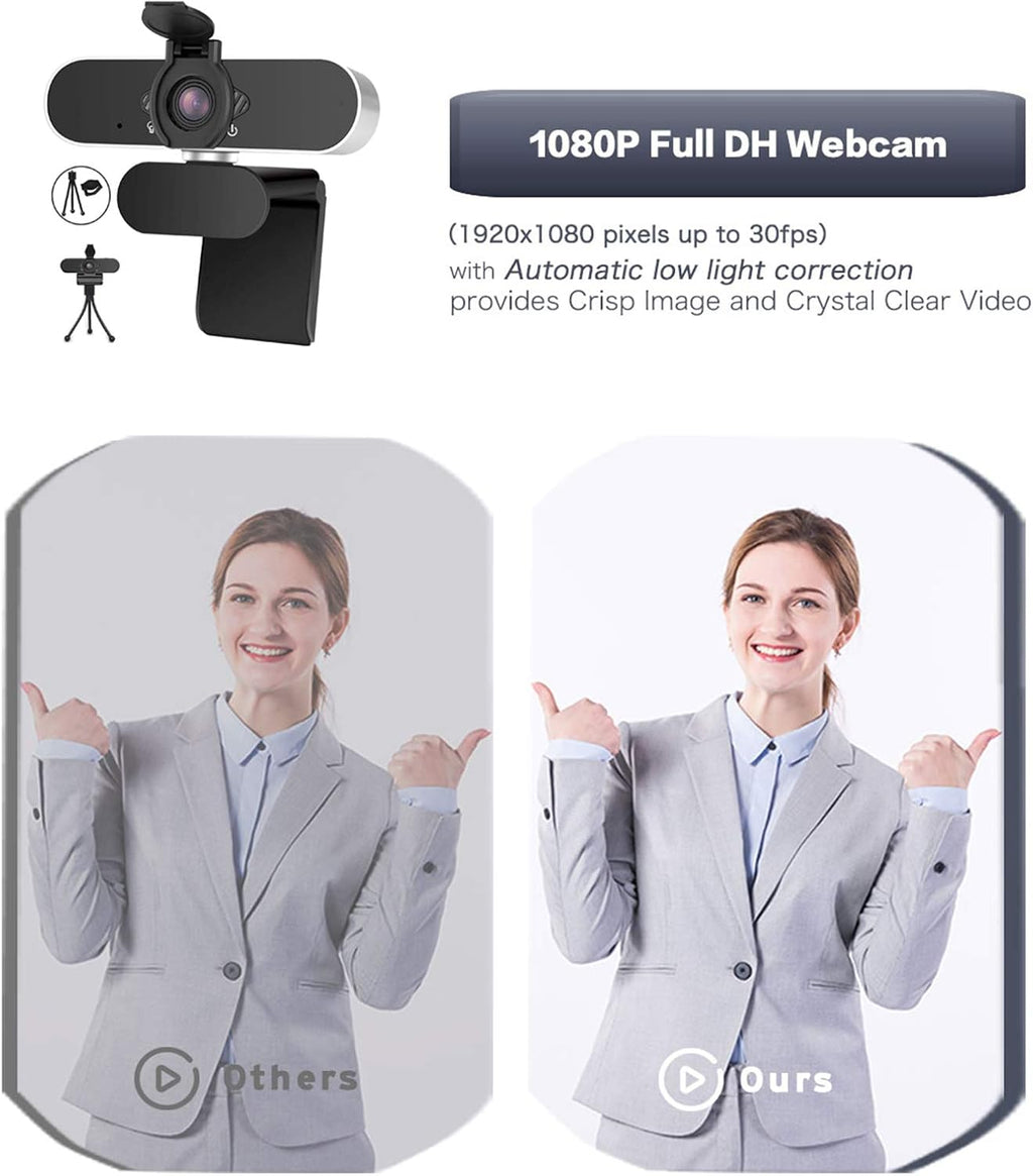 1080p HD USB Webcam with Microphone I407