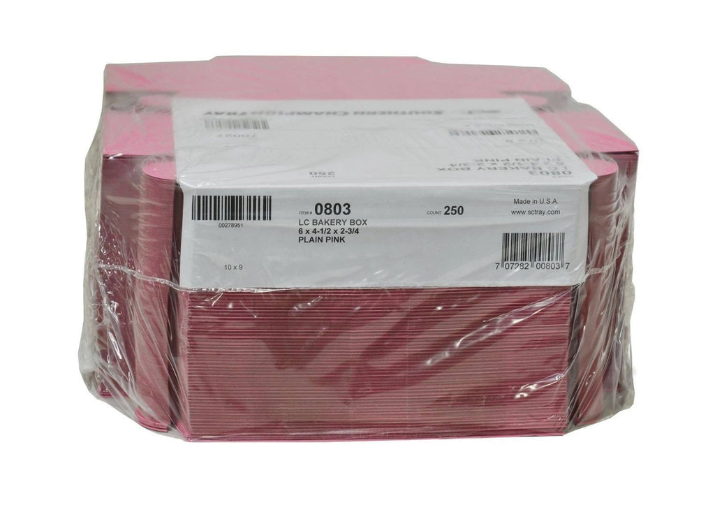 6x4x3 Pink Boxes (250) A3521