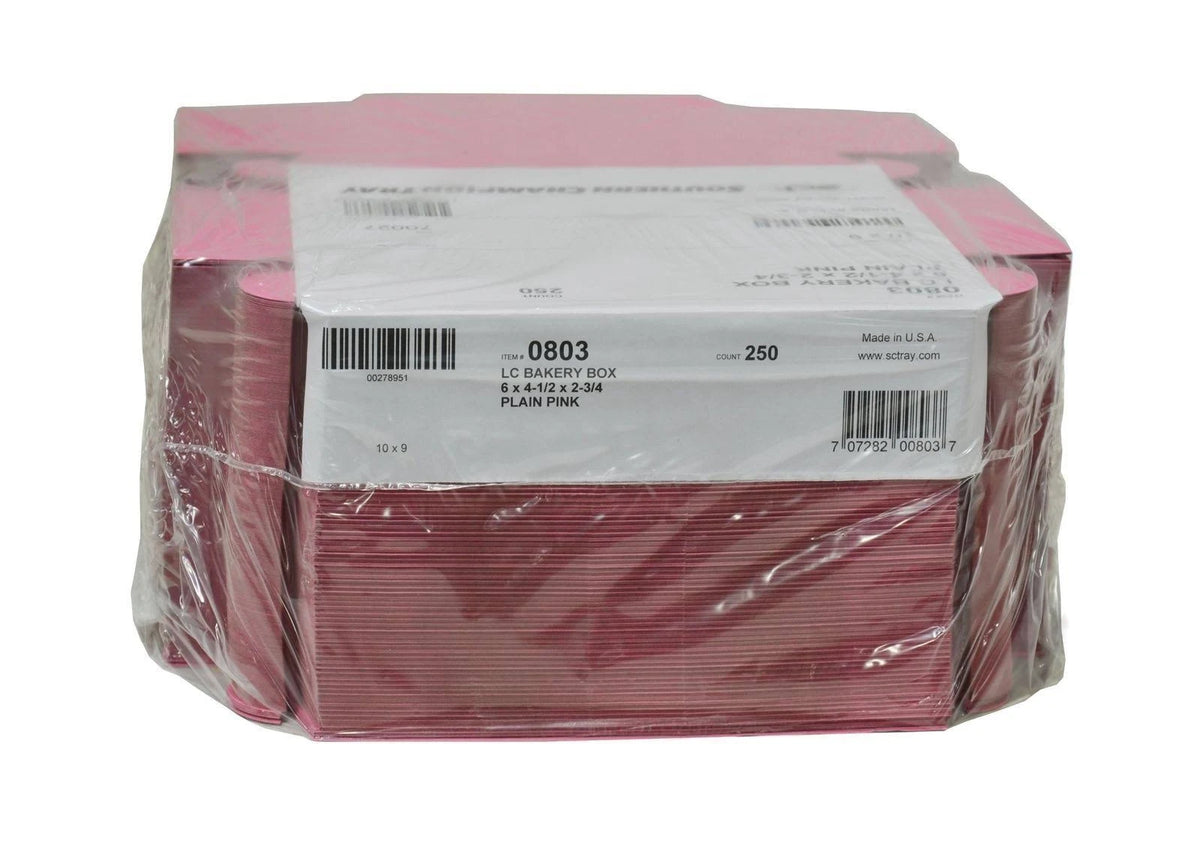6x4x3 Pink Boxes (250) A3521