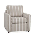 Beige Performance Fabric Wide Armchair K75443