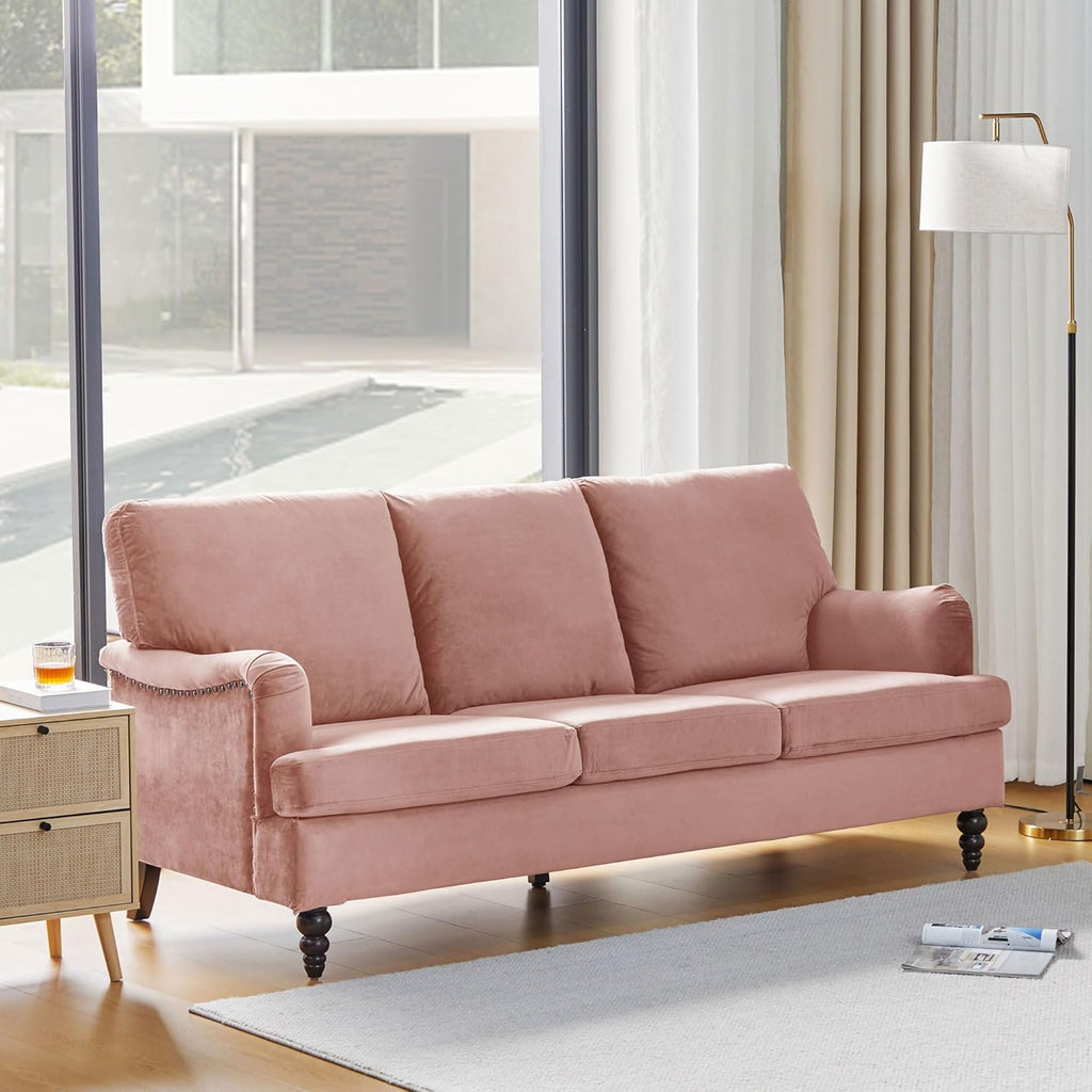3 Seater Velvet Sofa G6715