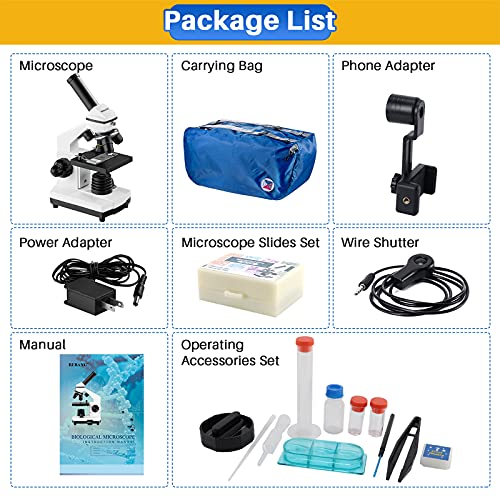 100X-2000X Compound Microscope with Slides O67645