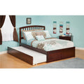 Antique Walnut Twin Size Bed with Trundle X893974
