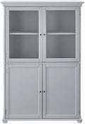 36 W Four Door Tall Cabinet Dove Grey G14926