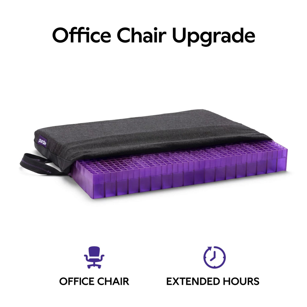 Purple Double Seat Cushion 18" x 16" GelFlex Grid R98002