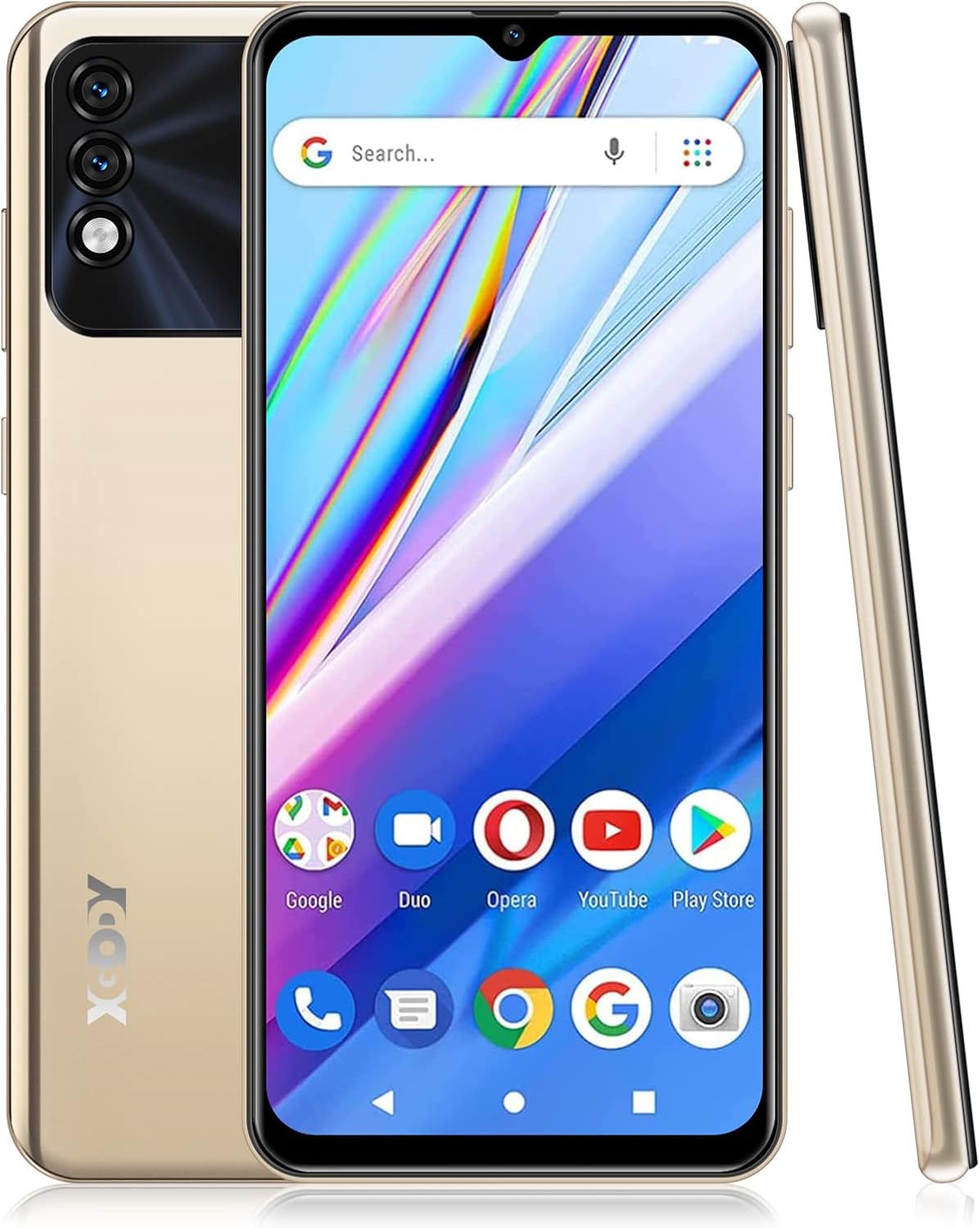 Unlocked Smartphones 6.5 Inch Android 9.1 4G Dual SIM 3000mAh Black Pack of 2 N8875