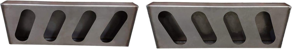 Quadruple Oval Slanted Steel Light Box, 6 Oval Lights, 1 Pair E450