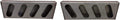 Quadruple Oval Slanted Steel Light Box, 6 Oval Lights, 1 Pair E450