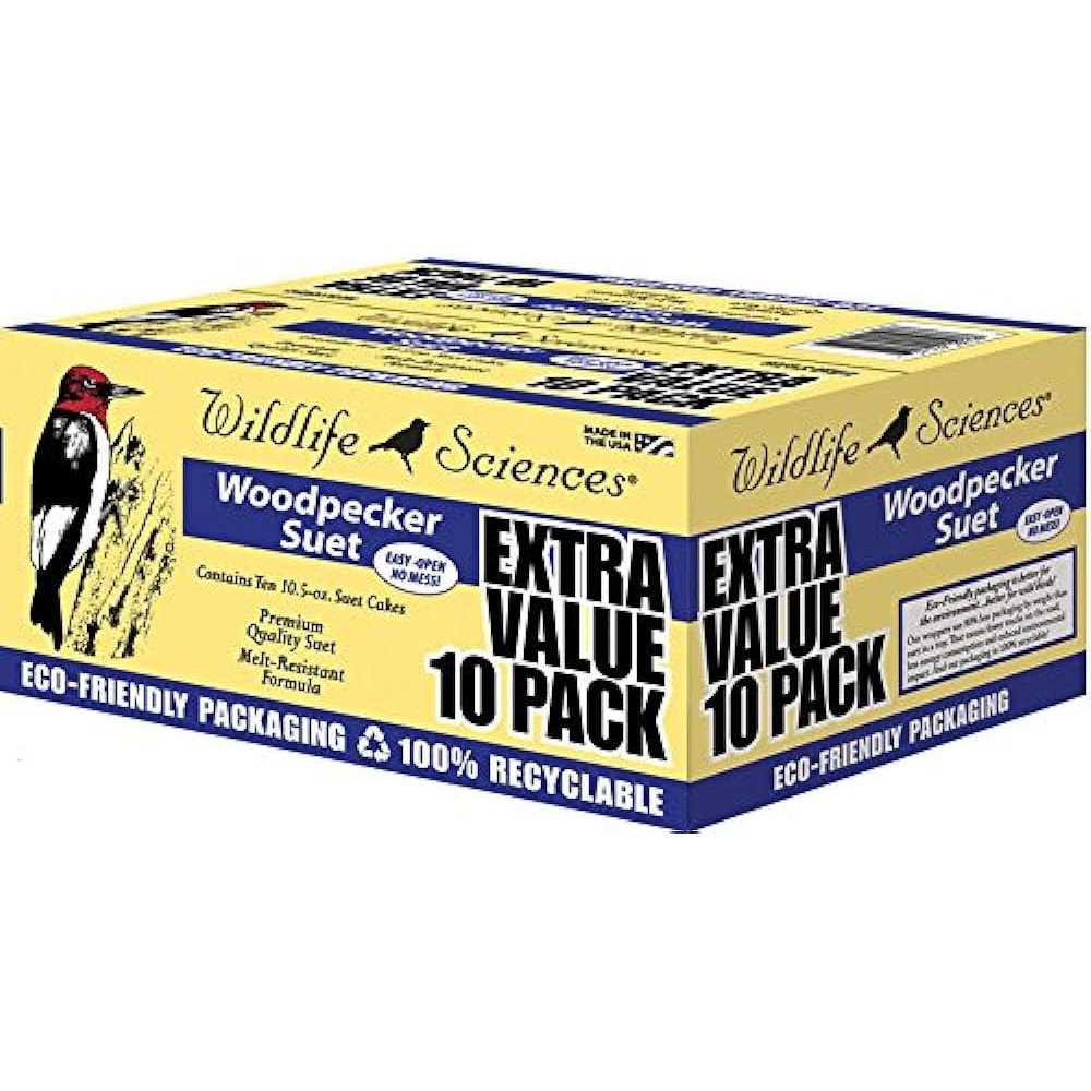 10 Pack Suet Cake for Wild Birds E8751