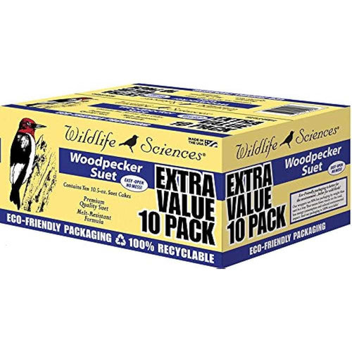10 Pack Suet Cake for Wild Birds E8751
